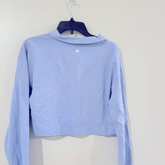 COTTON ON BODY WOMEN'S POLO LONG SLEEVE TOP BLUE SIZE S - Picture 6 of 6